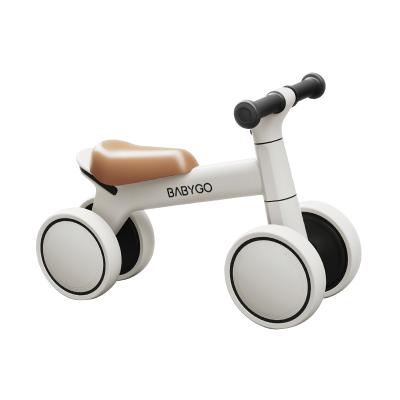 Baby Balance Bike for 1 Year Old Boys Girls Toddler Toys with 4 Wheels for Ages 12-24 Months - Grey