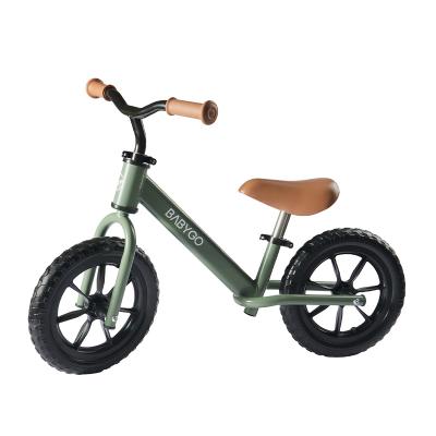 Toddler Balance Bike Toys for 2 to 5 Year Old Girls Boys Adjustable Seat and Handlebar No-Pedal Training Bike （Green）